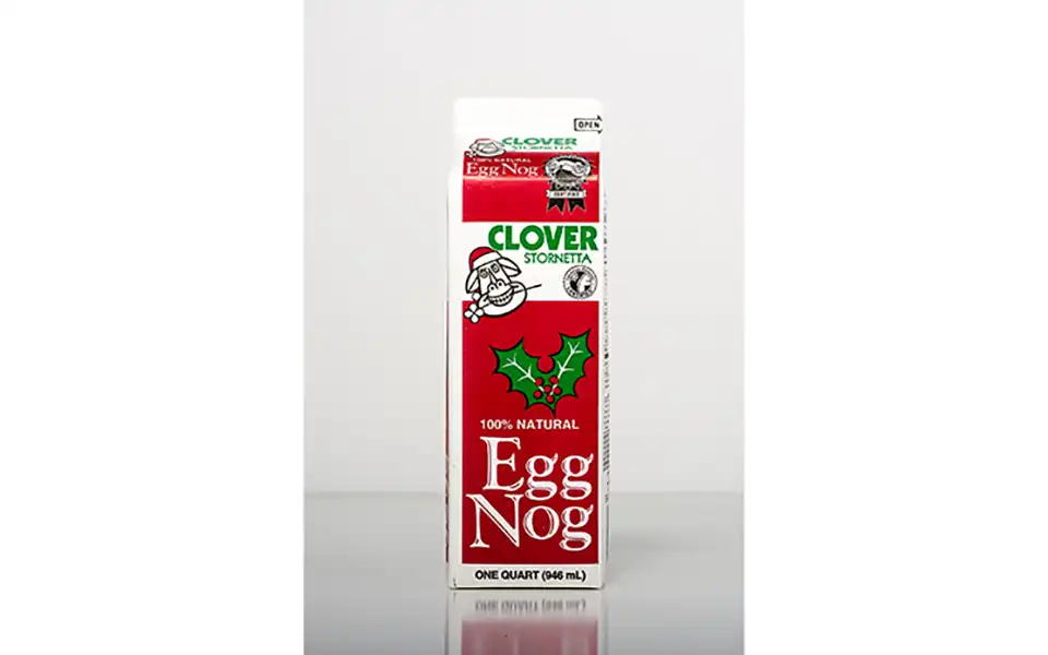 Carton of egg nog