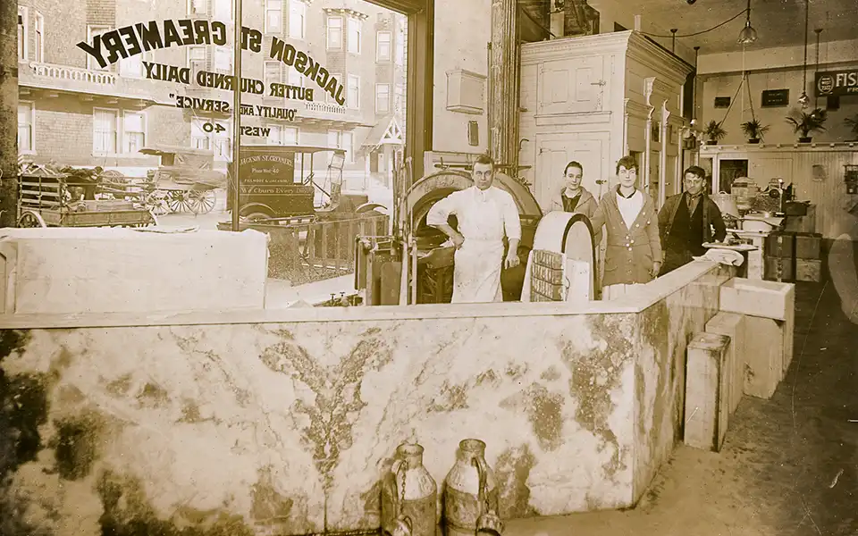 Inside Jackson Creamery