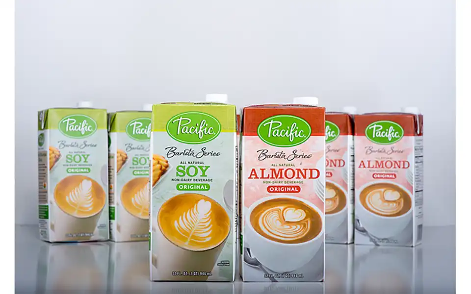 Almond milk range